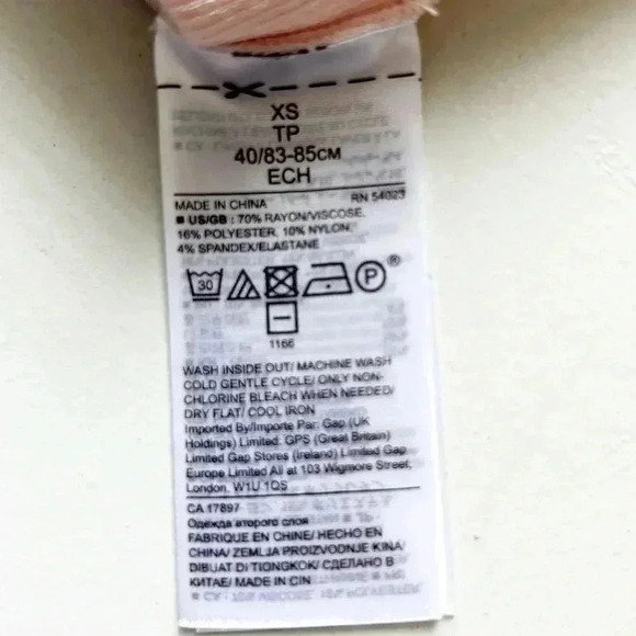 Banana Republic Handkerchief Sleeve Sweater Knit Top Blush Pink  Size XS - Picture 11 of 16